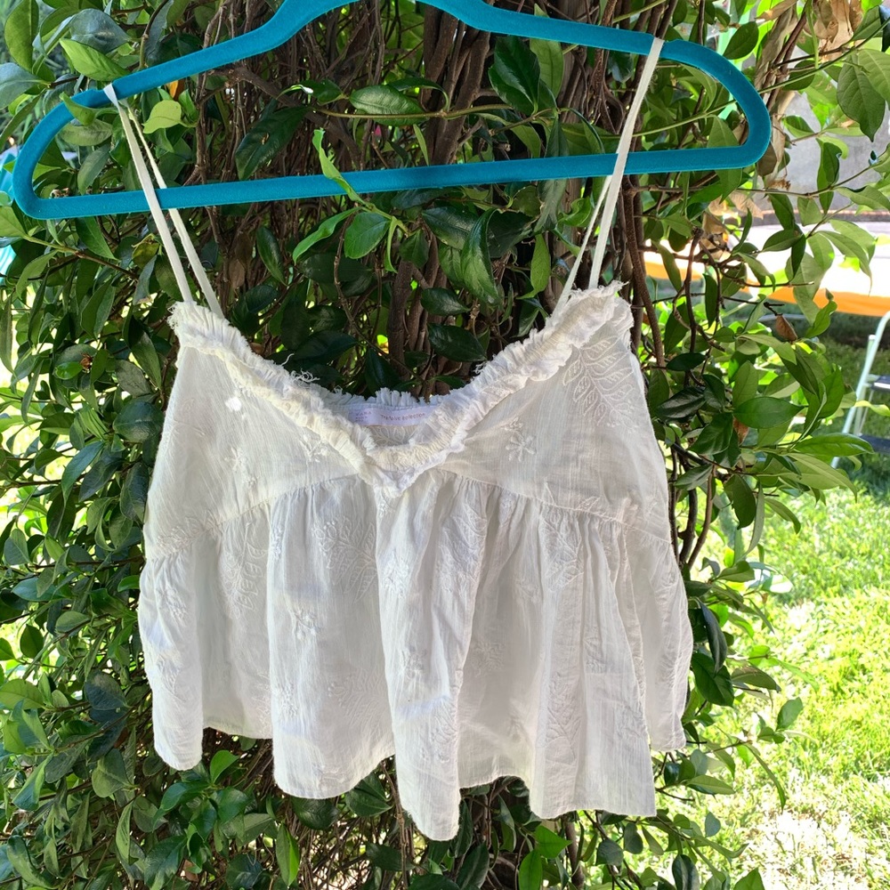 Zara Trafaluc collection cropped tank